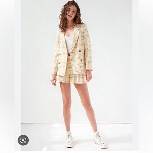 Aritzia Sunday Best Plaid Blazer